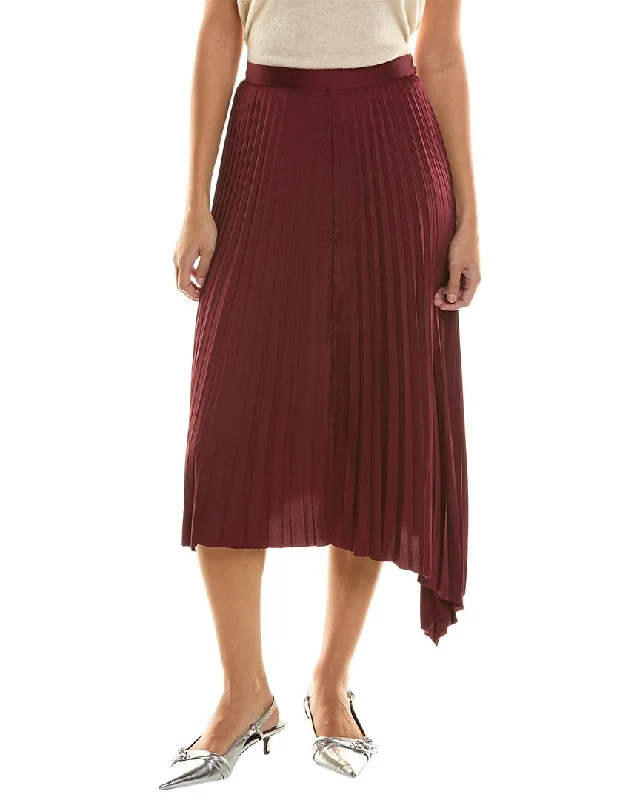 Women's Zip-Up SkirtsBishop + Young Presley Pleated Midi Skirt