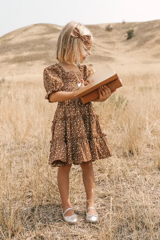 Women's Peter Pan Collar DressesMini Madeline Dress in Amber Floral