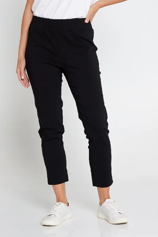 Women's Jodhpurs with Belt LoopsMoira Bengaline Pants - Black