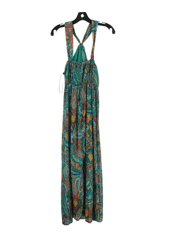 Women's V-Shaped Collar DressesDress Casual Maxi By Maurices In Green, Size: M