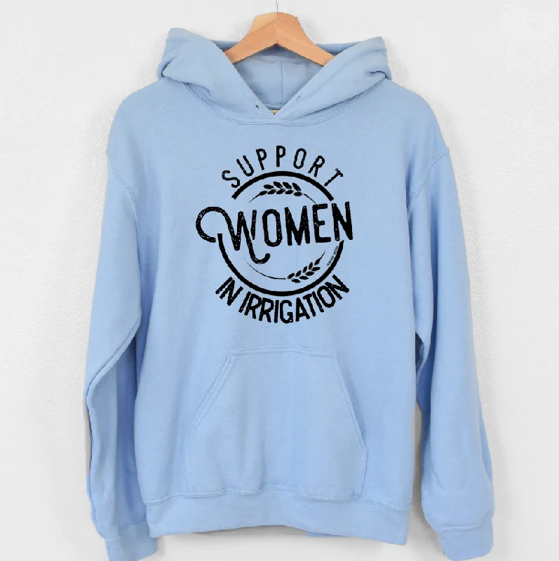 Women's Hooded Sweatshirts with ButtonsSupport Women in Irrigation Hoodie (S-3XL) Unisex - Multiple Colors!