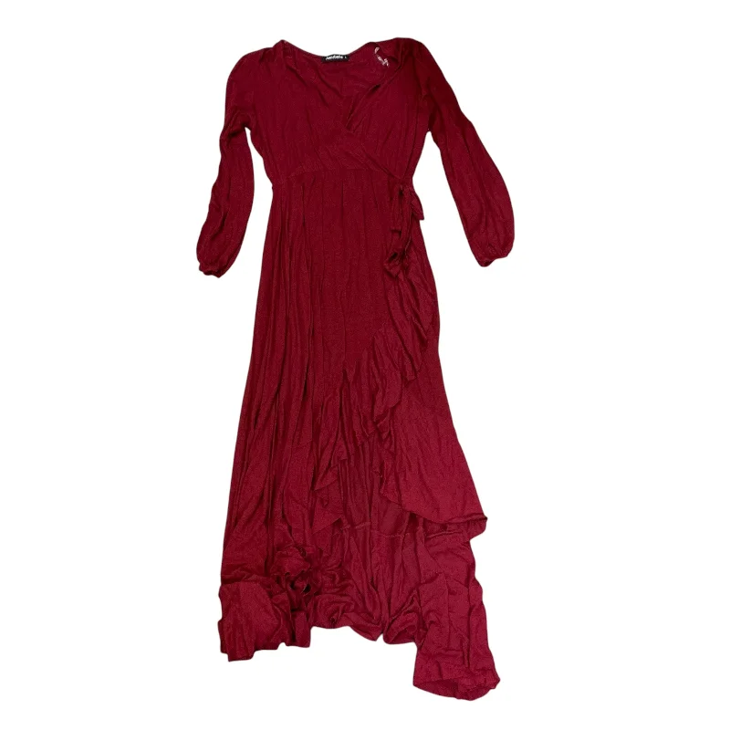 Women's Sweetheart-Neck DressesDress Casual Maxi By Annabelle In Red, Size: L