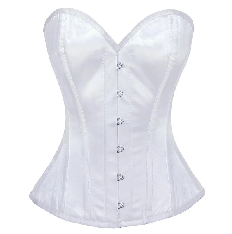 lightweight shapewear for warm weatherAnjanette Satin Overbust Corset