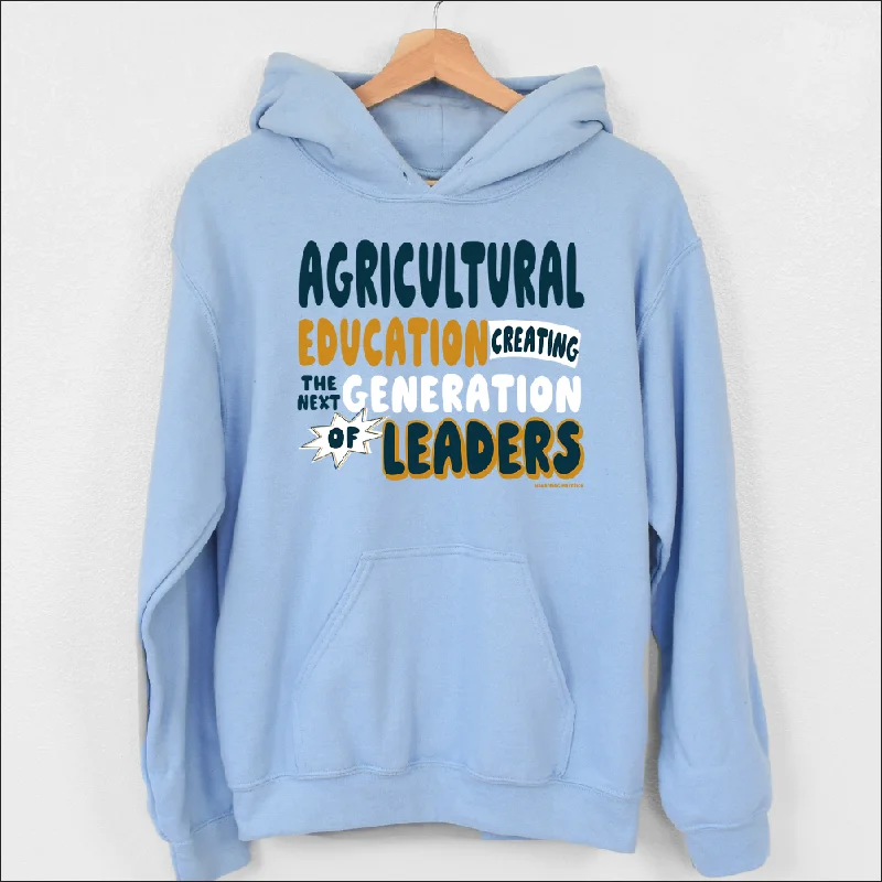 Women's Hooded Sweatshirts with High WaistAgriculture Education Creating the Next Generation of Leaders Hoodie (S-3XL) Unisex - Multiple Colors!