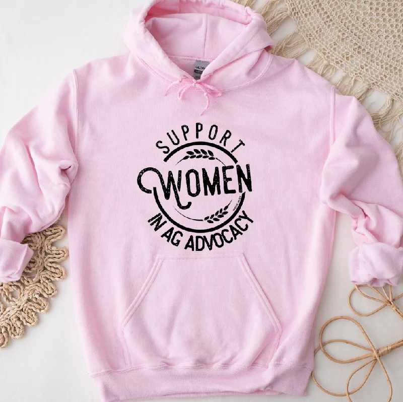 Women's Hooded Sweatshirts with Microfiber LiningSupport Women in Ag Advocacy Hoodie (S-3XL) Unisex - Multiple Colors!