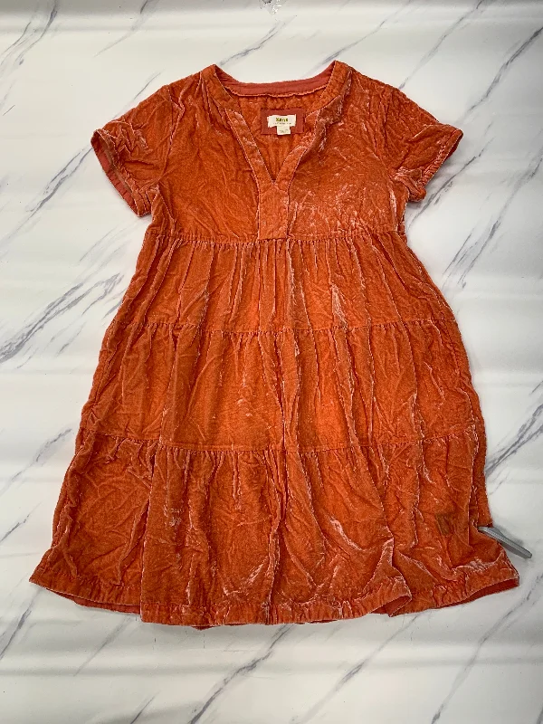 Women's Low Collar DressesDress Party Short By Maeve In Orange, Size: M