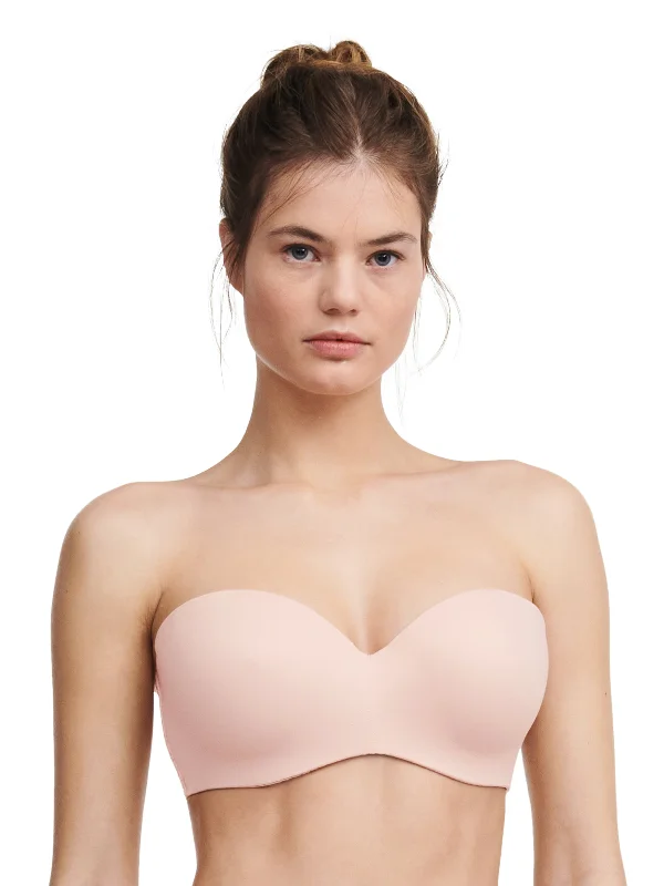 front-closure bra for easy dressingNorah Comfort Strapless Convertible Bra - Nude Rose