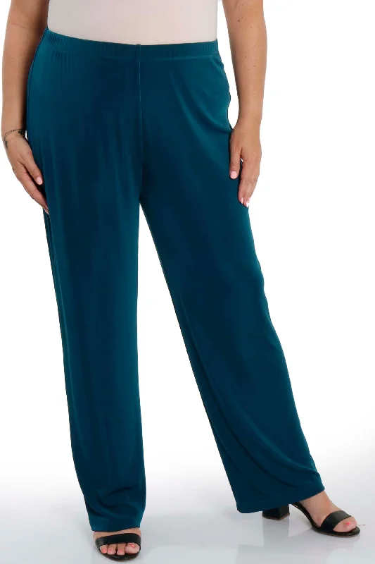 Women's LeggingsVikki Vi Classic Deep Teal Pull on Pant