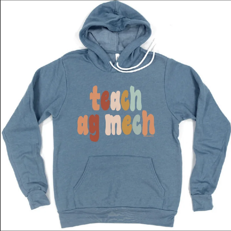 Women's Hooded Sweatshirts with Elastic WaistBoho Teach Ag Mech Hoodie (S-3XL) Unisex - Multiple Colors!