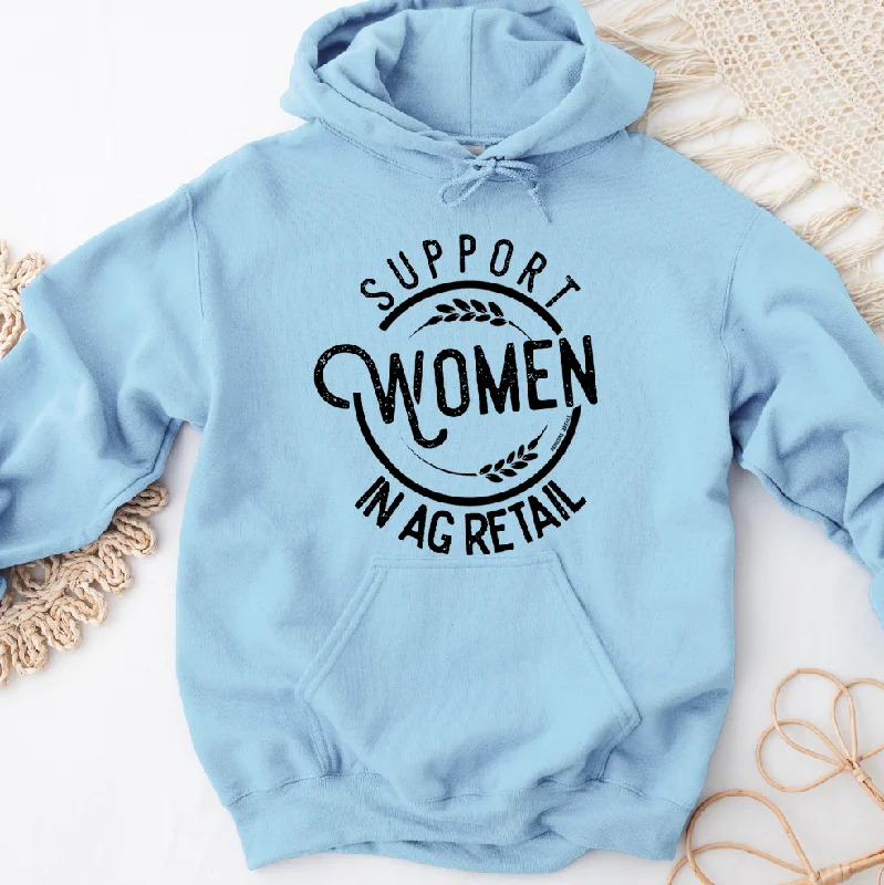 Women's Hooded Sweatshirts with Abstract LiningSupport Women in Ag Retail Hoodie (S-3XL) Unisex - Multiple Colors!