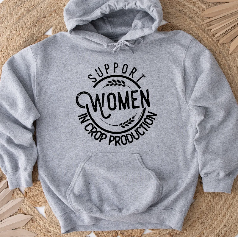 Women's Hooded PulloversSupport Women in Crop Production Hoodie (S-3XL) Unisex - Multiple Colors!