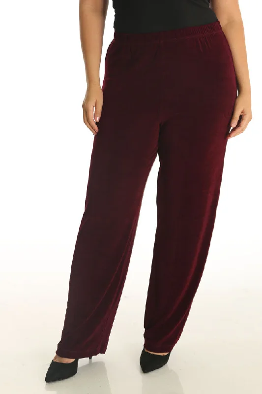 Women's JoggersVikki Vi Classic Shiraz Pull on Pant