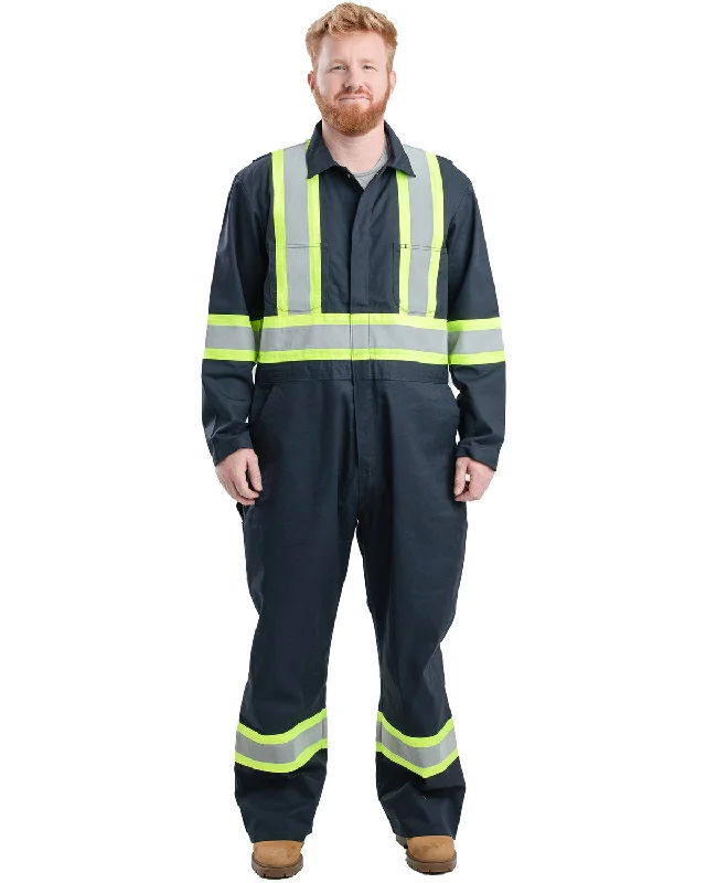 Women's Long CoatsBerne Men's Safety Striped Gasket Unlined Coverall HVC252