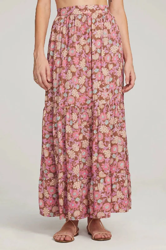 Women's Low-Waisted SkirtsRex Maxi Skirt In Multi Floral