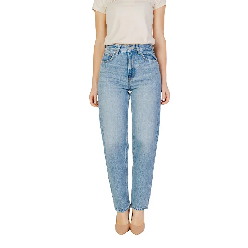 Women's Jodhpurs with Mid-LengthOnly blue Cotton Jeans & Women's Pant