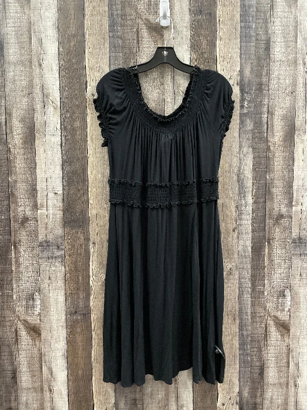 Women's Collarless DressesBlack Dress Casual Short Dressbarn, Size L