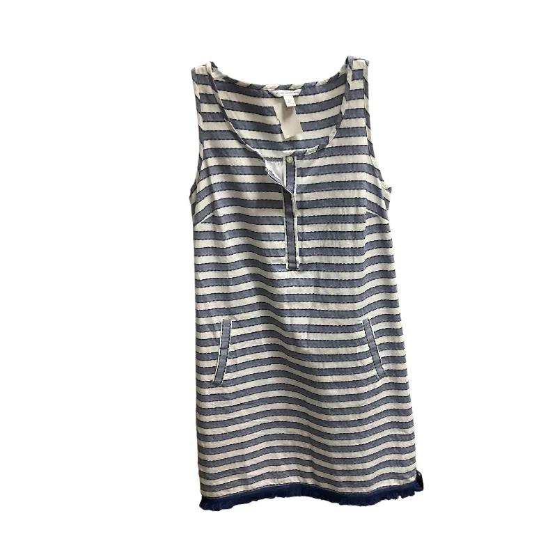 Women's Square-Back DressesBlue & White Dress Casual Short Southern Tide, Size Xs