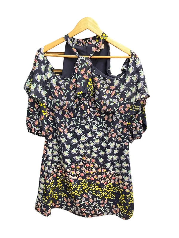 Women's Low-Neck DressesFloral Print Dress Casual Short Nanette Lepore, Size M