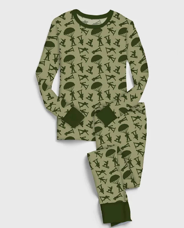 women's pajamas for all-night comfort[Pre Sale] Gifts Galore Toy Soldiers - Bamboo Long Sleeve Lounge Set (EST SHIP EARLY DEC)